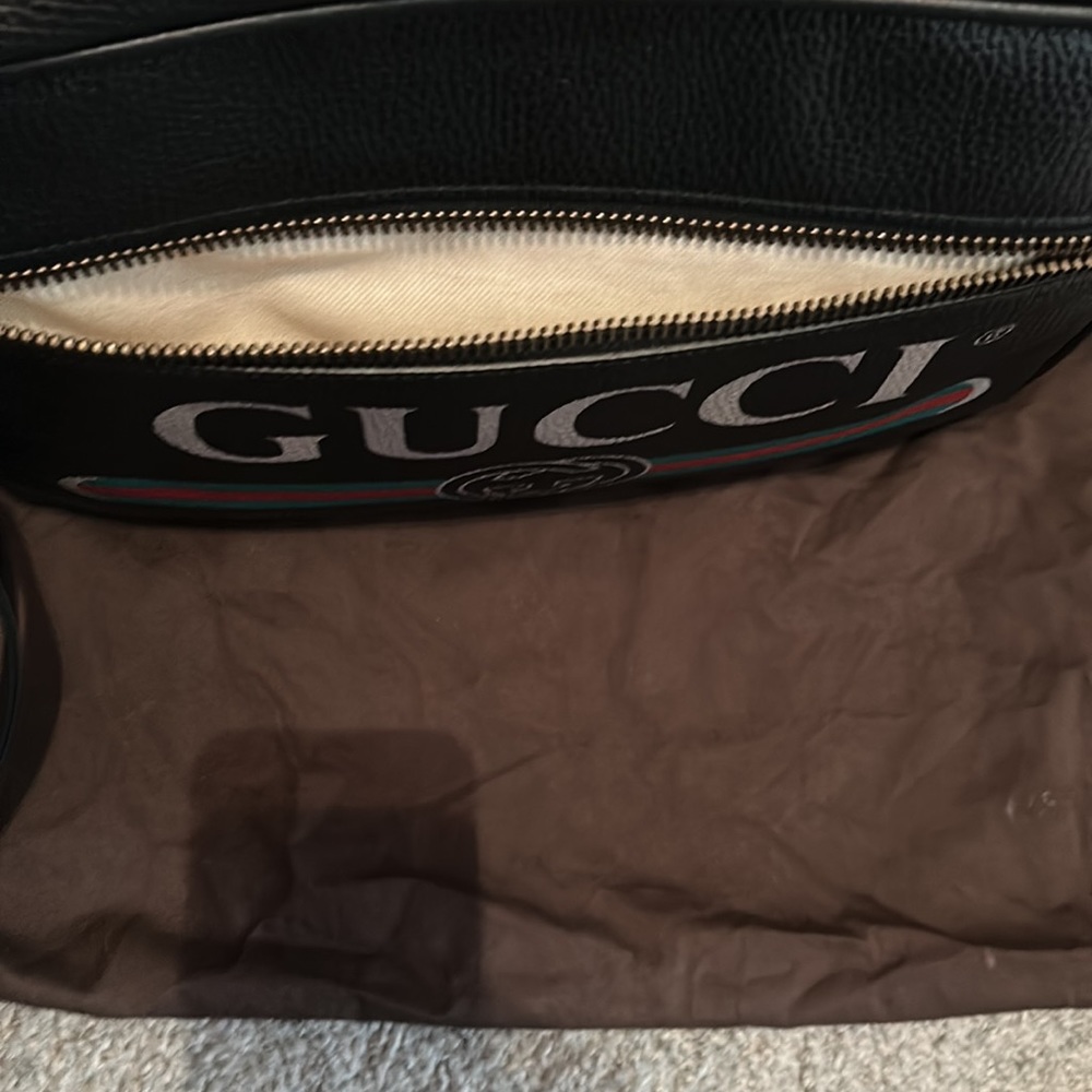 Gucci Pebbled Leather Retro Print bag - Picture 8 of 9